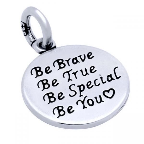Pandantiv argint 925 Be Special Be True Be Brave Be You ♥ [1]